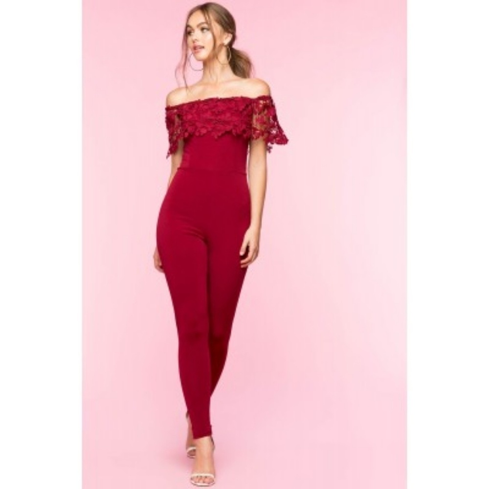 Burgundy Jumpsuit